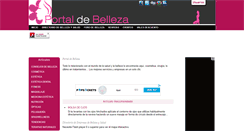 Desktop Screenshot of portaldebelleza.com